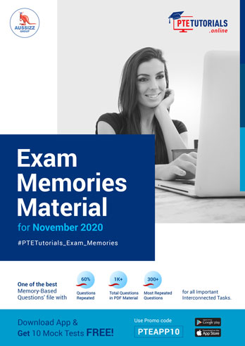 PTE Exam Memories Material for November 2020