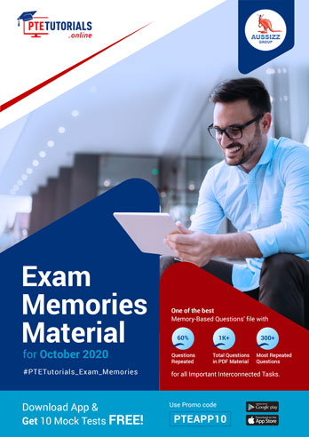PTE Exam Memories Material for October 2020