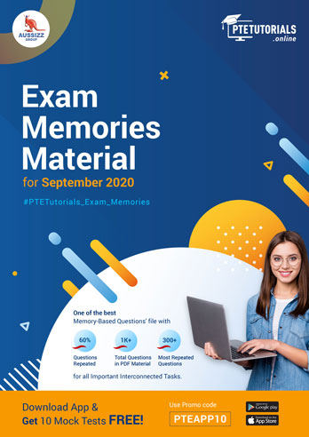 PTE Exam Memories Material for September 2020