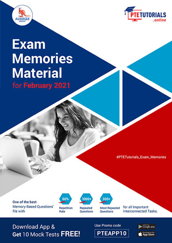PTE Exam Memories Material for February 2021