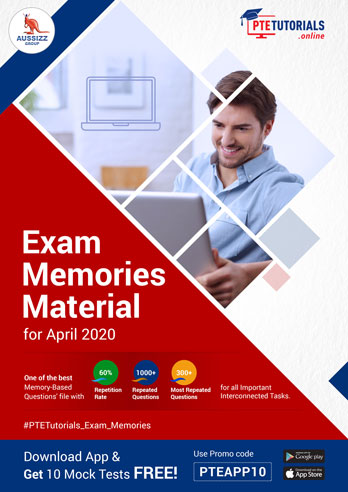 PTE Exam Memories Material for April 2020
