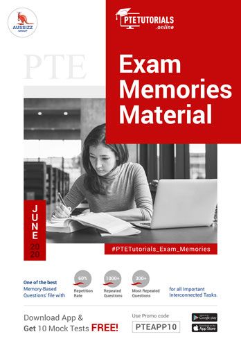 PTE Exam Memories Material for June 2020