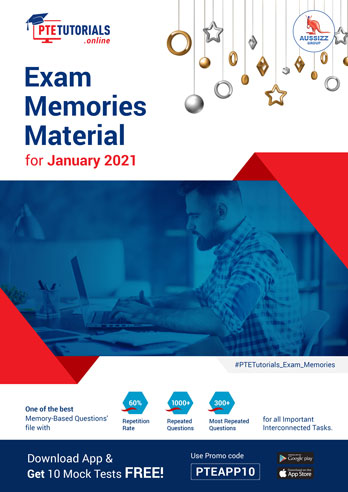 PTE Exam Memories Material for January 2021