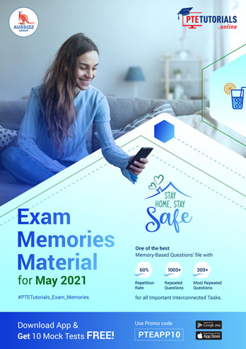 PTE Exam Memories Material for May 2021